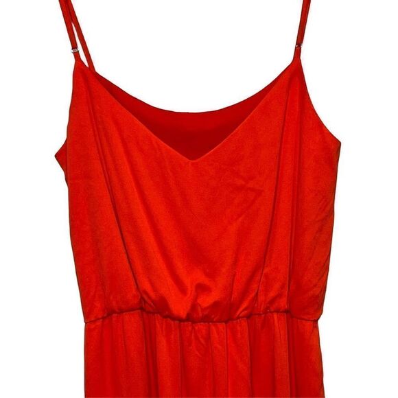 Gianni Bini NWT lipstick red short jumpsuit size M - Picture 5 of 14